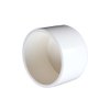 DAN SPEED PVC pipe end cap plug adapter, white PVC pipe end cap fittings furniture grade pipe plug socket fittings DIY shelf garden support structure (1/2 inch)