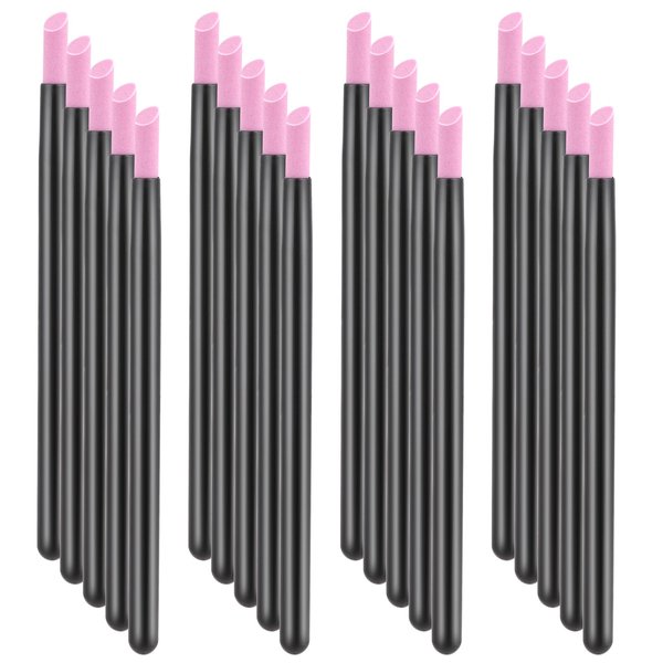 20 Pcs Stone Sanding Nail File Manicure Pedicure Tools Nail Art Pen Nail Cuticle Remover Nail Buffer Pumice Stone Nail Cuticle Pusher for Fingernail Gelnail Natural Nail