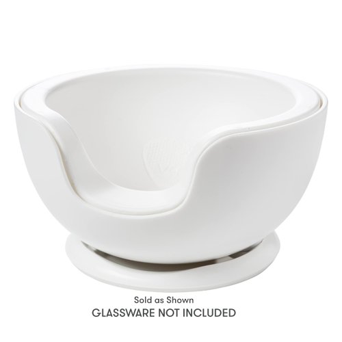 VoChill Stemless Wine Glass Chiller | Keep the Chill In Your Glass | New Wine Accessory | Separable & Refreezable Chill Cradle | Actively Chills Stemless Glassware | Quartz, Single Stemless