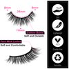 SYlashes False Eyelashes 14mm Faux Mink Lashes Natural Look Manga Lashes Soft Wispy Luxury Volume Fake Lashes 10 Pairs Pack