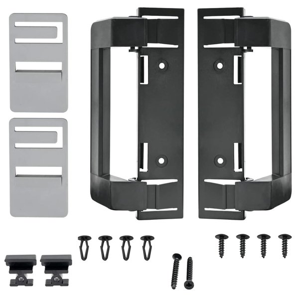 3316882900 RV Refrigerator Door Handle Holder Grip Compatible with 3316882.900 S,Std Dr Handle Combo-6/8 Amii DM2672, DM2682, DM2872, DM2882 Refrigerators with Airing Cards - 2 Pack Black Hardware