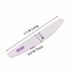 80/80 Grit Nail Files (10 Pack), Emery Boards for Acrylic Nails and Gel Nails, Coarse Nail File Double Sided 80 Grits Emory Professional Nail Filers Reusable Washable Manicure Curved Gray