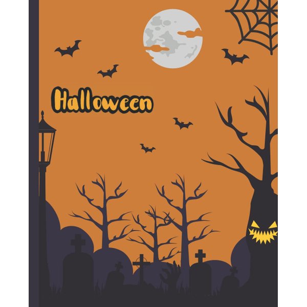 Halloween notebook: | College Ruled | 100 Pages | 7.5" x 9.25"