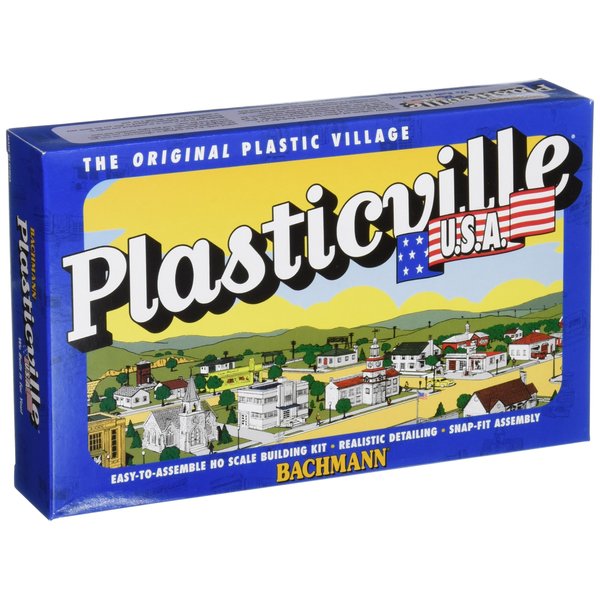 Bachmann Industries 5 and 10 Store Set, HO Scale