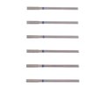 MZCMSL Barrel Cuticle Nail Drill Bit Set with Case, 6pcs Pro Diamond Nail Bits for Nail Salon Manicure, 3/32 Shank efile Bit(Medium)