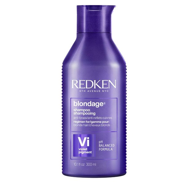 Redken Purple Shampoo with Violet Pigment, Blonde Hair Toner, Color Depositing Formula, 10.1 fl.oz.