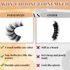 5 Pairs Strip Lashes Wispy False Eyelashes Natural Faux Mink Strip Eyelashes Light Volume Fake Eye Lashes by FOINEMYED