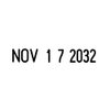 Trodat Printy 4820 Date Stamp, Self-Inking Stamp for Professional and Personal Applications, 3/8” x 1-¼”, Eco-Friendly Climate Neutral Product (Black)