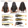 QTHAIR 14A Grade Brazilian Virgin Body Wave Hair Hair Bundle/Closure/Frontal 100% Unprocessed Brazilian Body Wave Human Hair Extensions (24", 4x4 Closure)