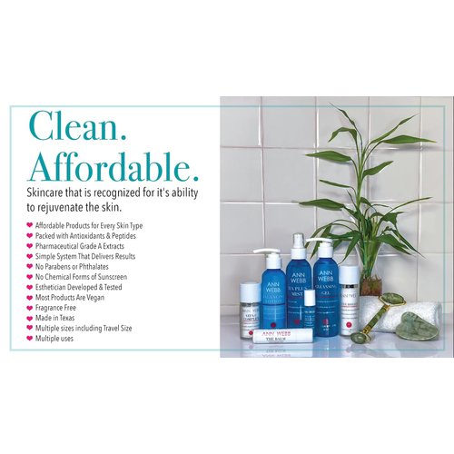 ANN WEBB Skin Care Vitamin C Serum - Firmer, Brighter, more Radiant Skin. Vit C Serum w/Vit E, Hyaluronic Acid & packed w/Powerful Anti-aging, Damage-Repairing, UV-protecting Anti-oxidants. 4oz