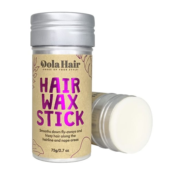 Dolahair Wax Stick for Hair, Wigs & Edge Control - Slick Pomade Stick for Flyaway, Frizz Control & Styling Fine, Broken Hair