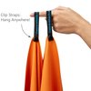 Micro-Miracle XL (30-Inch-by-60-Inch) Soft Microfiber Travel Towel with Hand Towel and Nylon Mesh Carry Bag, Orange Sunrise