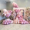 Pink Balloons, 60 pcs 12 inch Matte Pink Pastel Pink Transparent Birthday Balloons, Pastel Pink Party Balloons, Maca Pink Latex Balloons Party Decorations for Wedding Birthday Baby Shower Party