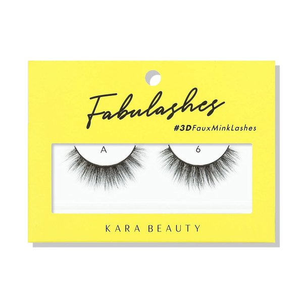 KARA BEAUTY FABULASHES 3D Faux Mink False Eyelashes - Style A6