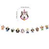 Dog Birthday Party Supplies - 25pcs Dog Party Decorations, Dog Theme Birthday Decorations Include 2 Happy Birthday Banner and Cake Topper, for DIY Dog First Birthday Christmas Gifts Boys and Girls