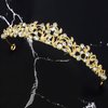 Vovii Gold Tiaras and Crowns for Women, Bride Crown Wedding Tiaras for Bride, Rhinestone Bridal Crown Princess Tiara for Wedding Birthday Costume Halloween Quinceanera