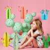 Easy Joy Cactus Centerpieces, Cactus Party Decorations Cactus Table Centerpieces Themed Deco for Baby Shower Birthday Table Summer Hawaii Party Supply