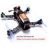 Readytosky 250mm FPV Racing Drone Frame 5 Inch Carbon Fiber Quadcopter Frame Kit with 4mm FPV Frame Arms+Lipo Battery Strap