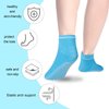 Qchengsan Non Slip Grip Socks, 8 Pairs Pilates Grip Socks for Women, Anti-Skid Yoga Socks with Cushion, Grippy Socks Slipper Socks for Yoga,Pilates,Pure Barre, Ballet, Dance,Barefoot Workout