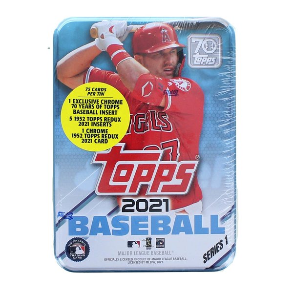 2021 Topps Series 1 Baseball Tin: 75 Cards