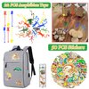 Lcnjscgo Reptile Party Favors Reptile Birthday Party Supplies Decorations Plastic Reptile Toys Vinyl Stretchy Sticky Toys Reptile Slap Bracelets Tattoos Badges Stickers Acrylic Keychain