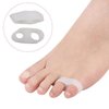 10pcs Gel Little Toe Buddy,Toe Corrector Toe Straightener,Tailor's Bunion Pads - Soft Gel Bunionette Pad Protector Tailors Bunion Pain Relief