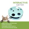 Interactive Cat Toy, Electric Smart Random Spinning Rotating Feather Cat Toys. Automatic Teaser Exercise Kitten Play Toy for Pets/Cats/Kittens Entertainment. Develops Natural Prey Instincts with Fun