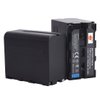 DSTE 2 Pack NP-F970 Battery + Rapid Dual Battery Charger Compatible with Sony DCM-M1 MVC-CD1000 HDR-FX1 DCR-VX2100E DSR-PD190P HXR-NX3 as NP-F930 NP-F950 NP-F960