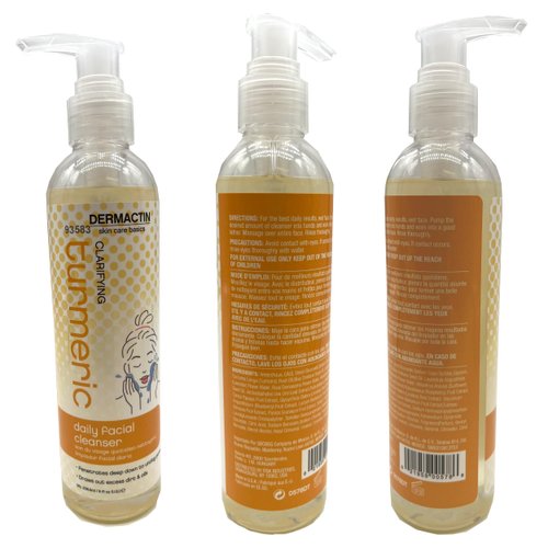 Dermactin-TS Turmeric Cleanser Daily Facial Cleanser 8 Ounce