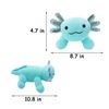 1Pcs Axolotl Plush Toys,10.8 Inch Lovely Soft Stuffed Pillow Dolls Toy Home Decoration for Kids Toddler Adult, Cute and Cuddly Axolotl Stuffed Animal Figure Gifts Christmas Halloween Birthday(Blue)