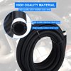 Autoutfit 16AN Hose Fuel line, Nylon Braided CPE Rubber Oil Cooling Line(Not for E85), 5 Feet