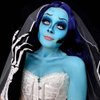 Mysense Light Blue Face Body Paint Makeup,Water Activated Painting for Adults Children Sally Corpse Bride Cosplay SFX Costume Festivals Halloween,20g