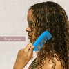 Allegro Combs 1003 Tangle Tamer Hair Comb Wide Tooth Shower Comb For Curly Hair Wet Or Dry Detangler Women’s Combs Made In The USA. 2 Piece. (Light Blue)
