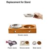 VENTION Stainless Steel Cat Bowls, Whisker Fatigue Cat Bowl, Metal Cat Dishes, Shallow Cat Food Dish