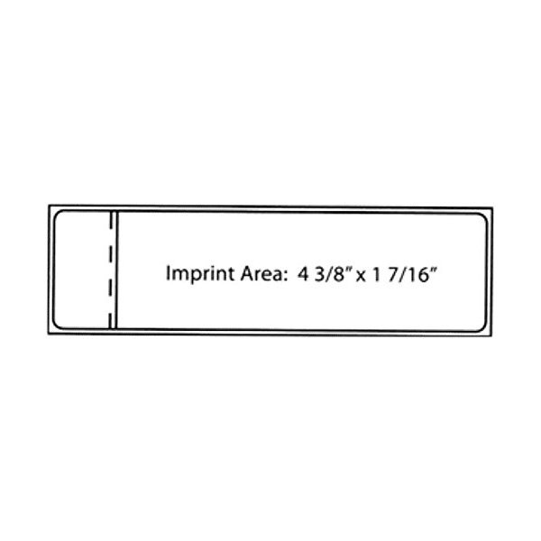 525-PM WJIJ Single Postage Meter Tape with 4 3/8" x 1 7/16" Imprint Area and 3/4" Peel Tab. for use in NeoPost® IJ65 to IJ110 and for use in Hasler® WJ60 to WJ 250