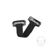YTBYT 4 Pcs Facelift Bands with Clips Invisible Face Stretching Lifting Strap Adjustable Elastic Band Face Slimming Band (11cm Black Single Bands)