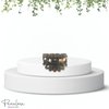 Parcelona French Plume Tortoise Shell Small Celluloid Jaw Hair Claw Clip Clamp Clutcher- 2 inches
