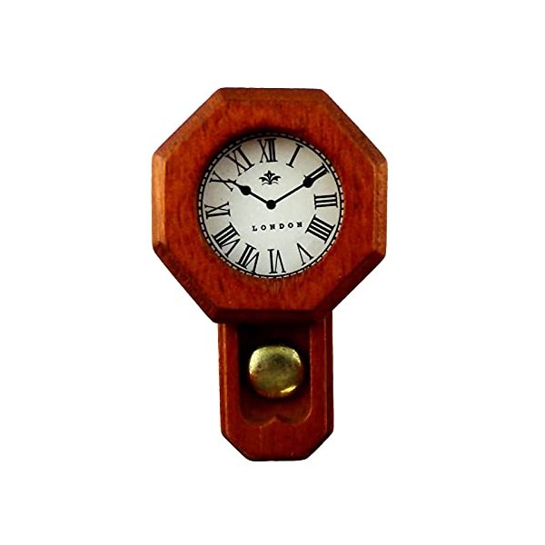Dollhouse Miniature 1:12 Scale Antique Wall Clock #G7069