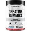 Jacked Factory Creatine Gummies 5g Daily Dose (1g per Gummy) - Creatine Gummy for Men and Women, Vegan-Friendly, Travel-Friendly, Third-Party Tested - 150 Gummies, Blue Raspberry