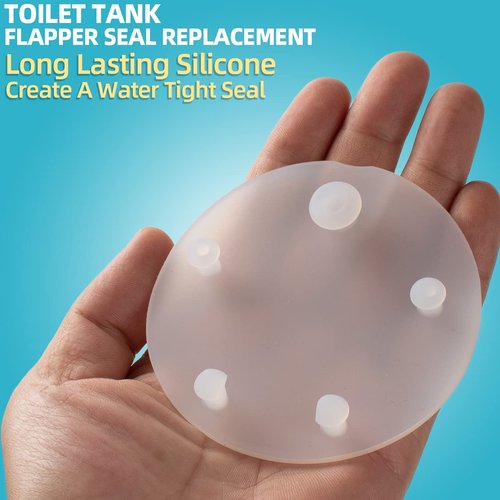 Replacement for Vormax Toilet Tank Silicone Flapper Seal Gasket 3'' - Fit for American Standard 7381424-100.0070A (2 Pack)