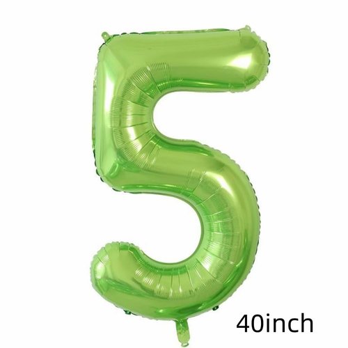 Golf 5th Birthday Party Decorations Balloons,40inch Green Number Balloon 5，Golf Birthday Decorations Kids,Golf Theme 5th Birthday Balloons (Green Golf Number Balloon 5)