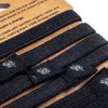 Wild & Stone | Pack of 6 Hair Bands | 100% Biodegradable and Plastic-Free Elastic Hair Ties | 100% Organic Cotton and Natural Plant-Based Rubber | No Crease Ponytail Holder (Black)