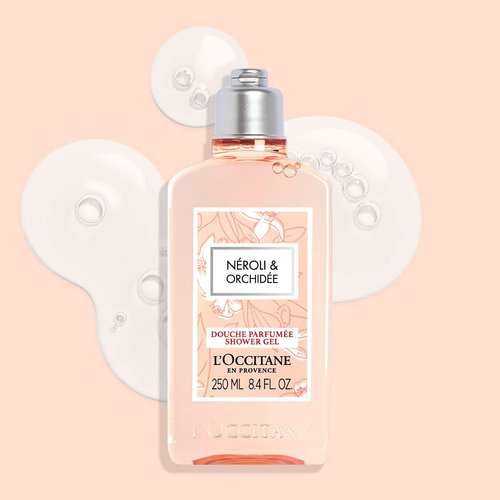 L'Occitane L'Occitane Neroli & Orchidee Shower Gel: Enchanting Floral Scent, Cleansing, Vegan, With Orange Blossom, With Moisturizing Glycerin