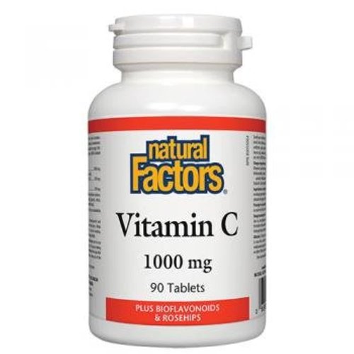 Natural Factors - Vitamin C 1000mg, With Bioflavinoids & Rosehips, 90 Tablets