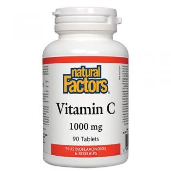 Natural Factors - Vitamin C 1000mg, With Bioflavinoids & Rosehips, 90 Tablets