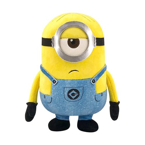 MINISO 9'' Minions Stuffed Animals Plush Toy (Stuart), Kawaii Soft Cute Sleeping Plushies Bedding Pillow for Kids Toddler Toys Boys Girls