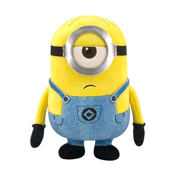 MINISO 9'' Minions Stuffed Animals Plush Toy (Stuart), Kawaii Soft Cute Sleeping Plushies Bedding Pillow for Kids Toddler Toys Boys Girls