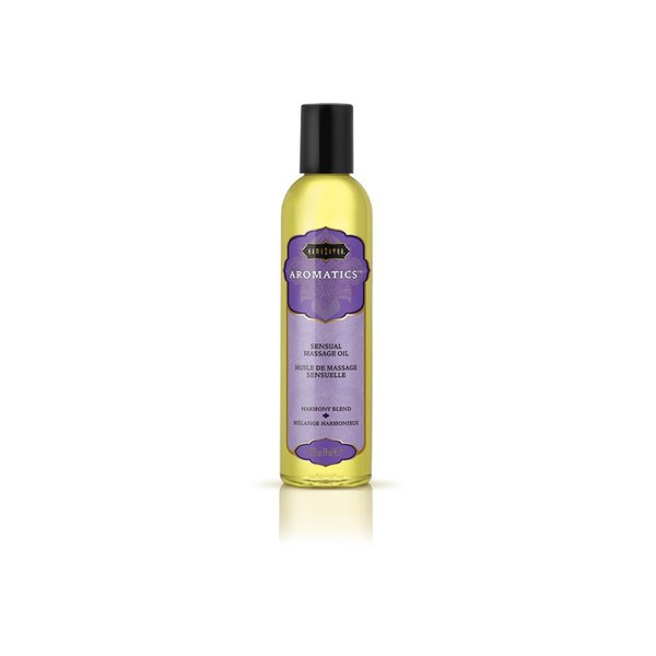 KAMA SUTRA Aromatics Massage Oil Harmony Blend – 2 oz Rich Blend of Natural Essential Oils - Juniper, Pine, Lavender and Rosemary - Date Night Couples Full Body Massage Oil for Daily Use Body Care