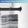 ZOMAO Adhesive Shower Curtain Rod Tension Holder,Shower Curtain Rod Holder,Shower Rod Mount Retainer | No Drilling | Stick On | 2 Pack(Shower Curtain Rod Not Included)