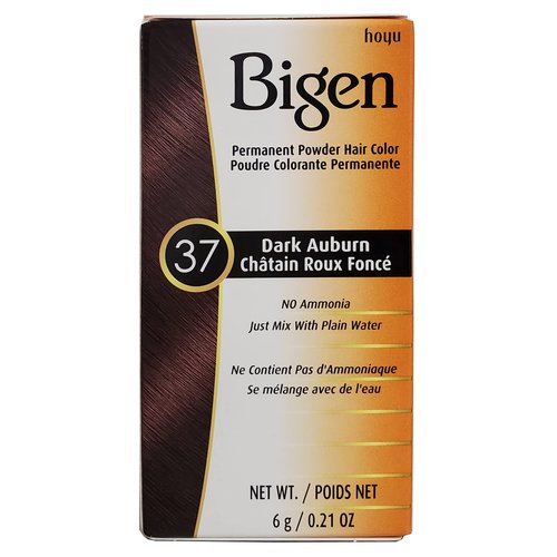 Bigen Powder Hair Color #37 Dark Auburn 0.21oz (2 Pack)